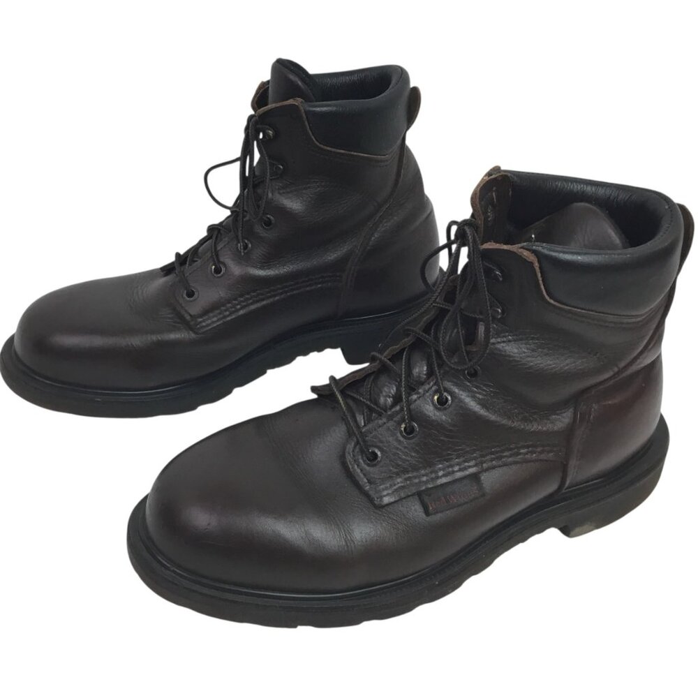 Red Wing Shoes 606 SuperSole Waterproof Mens 11.5 Oil & Slip Resistant Leather W